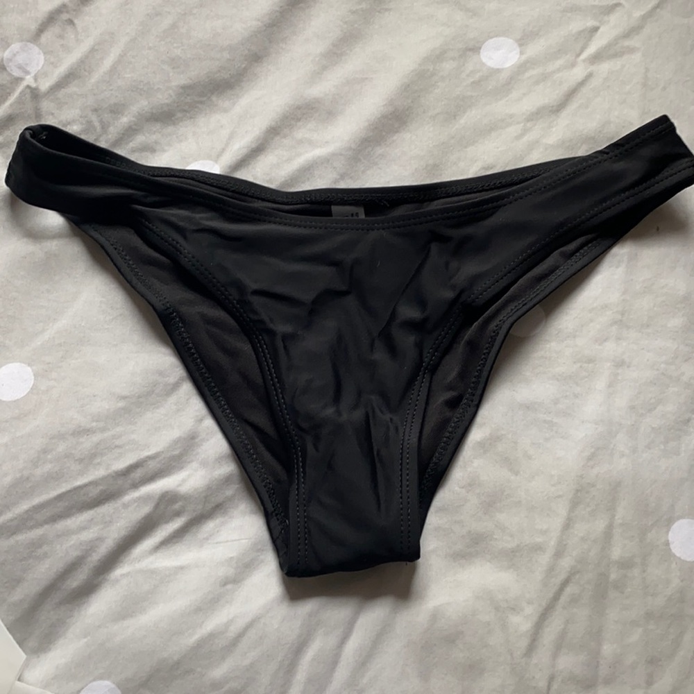 Black bathing suit bottoms. NEVER BEEN WORN